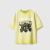 Boys Boxy Fit Round Neck Graphic Crazy Truck T-Shirt