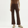 Women Solid Bootcut Pants