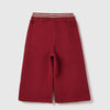 Girls Solid Regular Fit Cropped Culotte