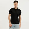 Men Regular Fit Polo Neck Solid Premium Interlock T-Shirt