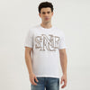 Men Relaxed Fit Crew Neck Typography Plutch Since Jersey T-Shirt