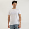 Men Regular Fit Crew Neck Textured Plutch Pima Jersey T-Shirt