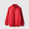 Boys Regular Fit High Neck Quilted Polar Fleece Jacket
