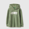 Boys Regular Fit Hooded Neck Textured Archive Polar Fleece Sweatshirt