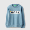 Boys Regular Fit Round Neck Printed Hope In Technique Sweatshirt