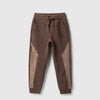 Boys Textured Relaxed Fit Heavy Knit Utility Trackpants