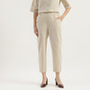 Women Solid Easy Pull On Linen Pants