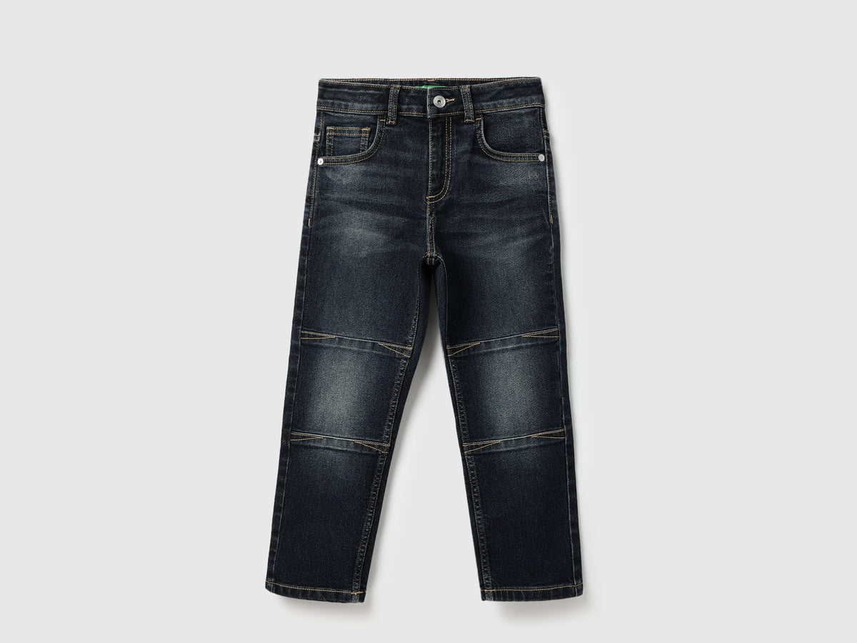 Boys Solid Straight Fit Jeans