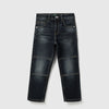 Boys Solid Straight Fit Jeans