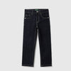 Boys Solid Straight Fit Jeans