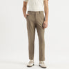 Men Solid Relaxed Fit Flexi Waist Trousers