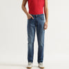 Men Solid Straight Fit Boomerang Jeans