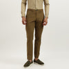 Men Solid Relaxed Fit Elastic Waist Chino Trousers