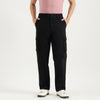 Men Solid Straight Fit Sports Cargo Trousers