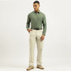 Men Solid Straight Fit Cargos