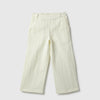 Girls Solid Regular Fit Double Cloth Trousers