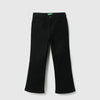 Girls Solid Bootcut Fit Jeans