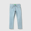 Boys Solid Slim Fit Basic Denim Jeans