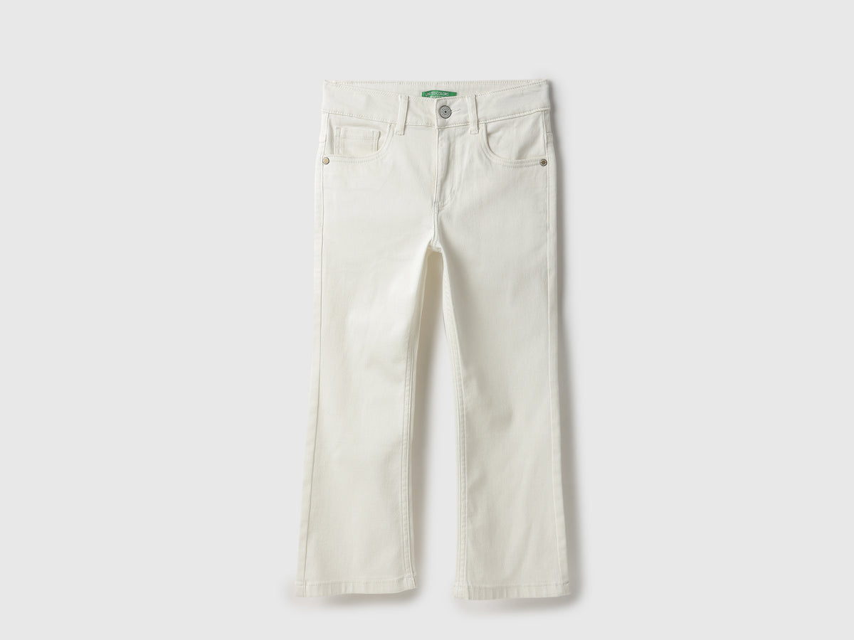 Boys Solid Bootcut Fit Denim Jeans