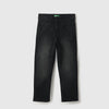 Boys Solid Straight Fit Denim Jeans