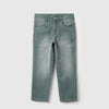 Boys Solid Straight Fit Denim Jeans