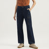 Women Solid Straight Fit Utility Denim Jeans