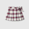 Girls Checkered Regular Fit Shorts