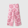 Girls Floral Print Regular Fit Trousers