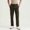 Men Solid Slim Fit Premium Knit Chino Trousers