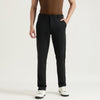 Men Subtle Micro-Pattern Relaxed Fit Trousers