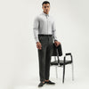 Men Solid Relaxed Fit Trousers
