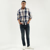 Men Solid Low Crotch Fit Jeans