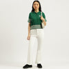 Women Solid Boot-Leg Fit Jeans