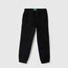 Boys Solid Jogger Fit Basic Trousers