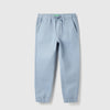Boys Solid Jogger Fit Trousers