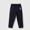 Boys Solid Regular Fit Knit Rib Detail Trousers