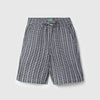 Boys Vertical Texture Regular Fit Shorts