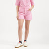 Women Embroidered Easy Pull On Scalloped Edge Shorts