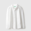 Boys Regular Fit Spread Collar Self Design Shirt