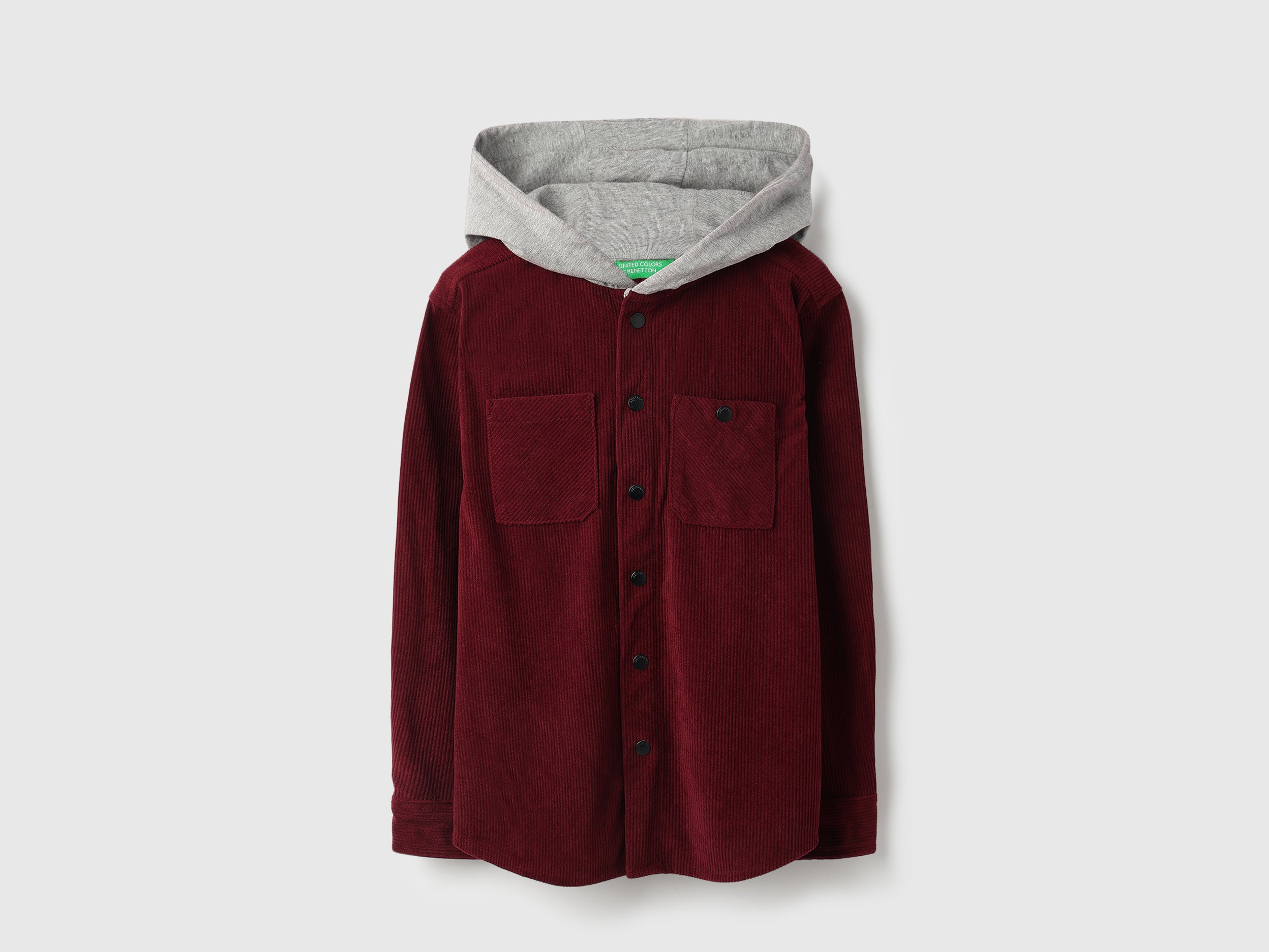 Boxy Fit Coudroy Hooded Shirt