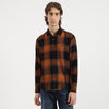 Men Regular Fit Spread Collar Shadow Check Shirt