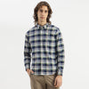 Men Regular Fit Button Down Checkered Oxford Shirt