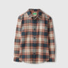Boys Regular Fit Spread Collar Checkered Shirt