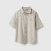 Boys Regular Fit Spread Collar Fruit Farm Striper Shirt