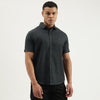 Men Relaxed Fit Spread Collar Textured Shirt