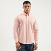 Men Regular Fit Button Down Solid Shirt