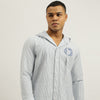 Relaxed Fit Striped Oxford Hooded Shacket