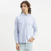 Men Regular Fit Button Down Striped Oxford Classic Shirt