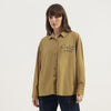 Women Spread Collar Printed Back Print Stylised Shirt
