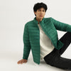 Men Regular Fit High Neck Solid Puffer Jacket